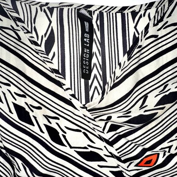 Design Lab V-Neck Tank Jumpsuit Aztec Print Pockets Adjustable Straps Size XS - Picture 11 of 14